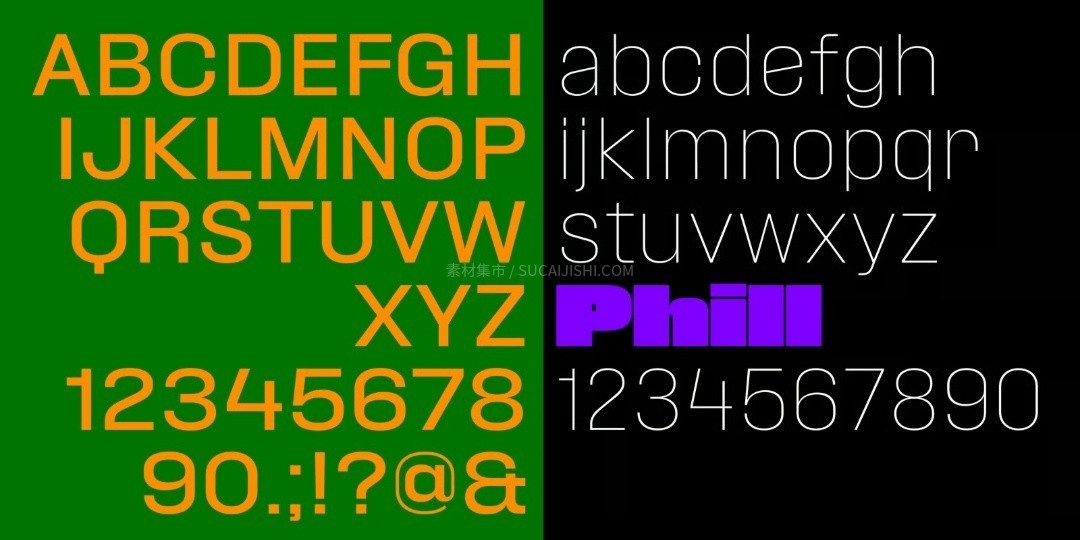Phill高级感可变字体